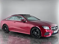 Red Used 2017 Mercedes E220 AMG line Coupe | £20,400 (Fair price)