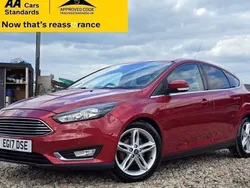 Red Used 2017 Ford Focus Titanium Hatchback | £7,980 (Good price)