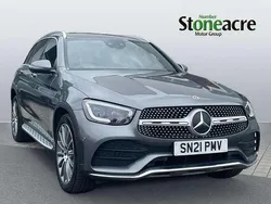 Grey Used 2021 Mercedes GLC300 AMG Line Premium SUV | £28,199 (Good price)