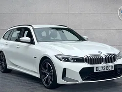White Used 2023 BMW 330e M Sport Estate | £27,991 (Fair price)