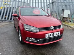 Red Used 2016 VW Polo SEL Hatchback | £9,395 (Fair price)