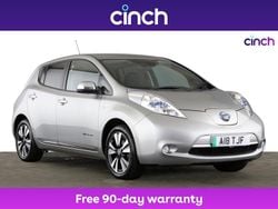 Silver Used 2017 Nissan Leaf Tekna Hatchback | £6,399 (Fair price)