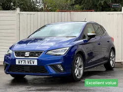 Blue Used 2021 Seat Ibiza FR Hatchback | £10,995 (Fair price)