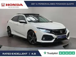 White Used 2020 Honda Civic EX Hatchback | £17,765 (A bit pricey)