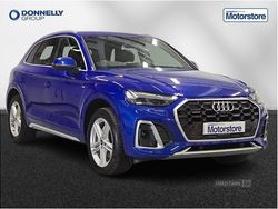 Blue Used 2022 Audi Q5 S-Line SUV | £31,695 (Fair price)