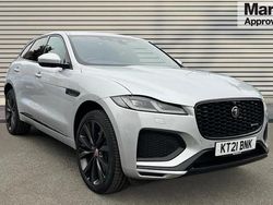 Hakuba silver metallic Used 2021 Jaguar F-Pace R-Dynamic SUV | £29,616 (Fair price)