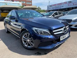 Blue Used 2017 Mercedes C200 Premium Sedan | £11,499 (Fair price)