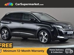 Black Used 2022 Peugeot 3008 Allure Premium Hatchback | £18,397 (Fair price)