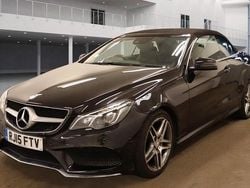 Black Used 2015 Mercedes E220 AMG line Cabriolet | £9,990 (Fair price)