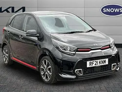 Black Used 2021 Kia Picanto GT-Line Hatchback | £12,839 (A bit pricey)
