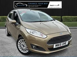Brown Used 2015 Ford Fiesta Titanium Hatchback | £7,295 (Fair price)