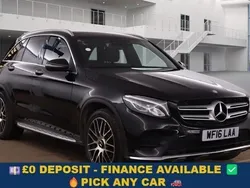 Black Used 2016 Mercedes GLC250 AMG line SUV | £16,449 (Good price)