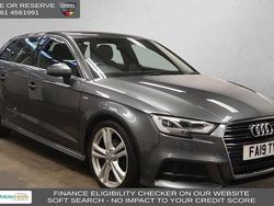Grey Used 2019 Audi A3 Sportback S-Line Hatchback | £14,870 (Fair price)