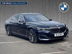 Blue Used 2021 BMW 730L Comfort Edition Sedan | £29,499