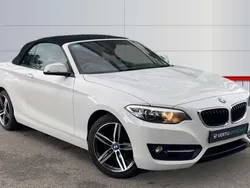 White Used 2017 BMW 218 Sport Line Cabriolet | £13,411 (Fair price)
