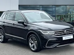 Deep black pearlescent Used 2023 VW Tiguan R-line Edition SUV | £27,794 (Fair price)