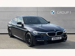 Black Used 2018 BMW 530e iPerformance Sedan | £16,995 (Fair price)