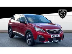 Red Used 2018 Peugeot 3008 Allure SUV | £11,427 (Fair price)