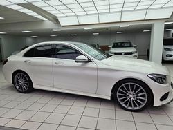 White Used 2016 Mercedes C220 AMG line Sedan | £14,499 (A bit pricey)