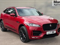 Red Used 2017 Jaguar F-Pace R-Sport SUV | £20,031 (Fair price)