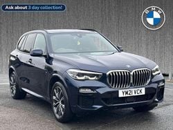 Blue Used 2021 BMW X5 M Sport SUV | £33,599 (Good price)