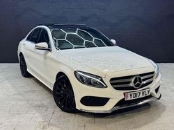 White Used 2017 Mercedes C250 AMG Line Premium Plus Sedan | £12,995 (Fair price)