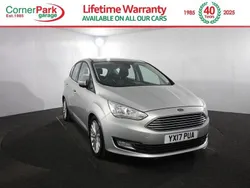 Silver Used 2017 Ford C-MAX Titanium MPV | £9,499 (Fair price)