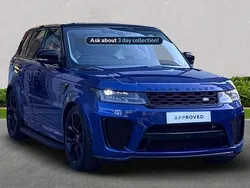 Blue Used 2021 Land Rover Range Rover Sport SVR SUV | £48,110 (Good price)