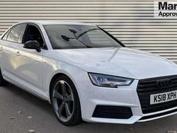 White Used 2018 Audi A4 Black Edition Sedan | £12,090 (Fair price)