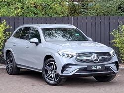 Grey New 2025 Mercedes GLC300e AMG line SUV | £61,198 (Expensive)