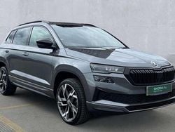 Graphite grey Used 2024 Skoda Karoq SportLine SUV | £26,060 (Fair price)