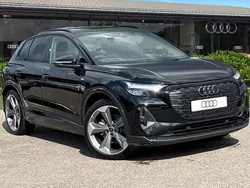 Black New 2025 Audi Q4 e-tron Black Edition SUV | £39,555
