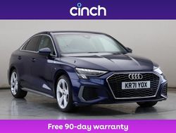 Blue Used 2022 Audi A3 S-Line Sedan | £20,999 (Fair price)