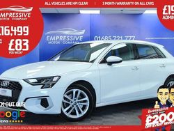 White Used 2020 Audi A3 Sportback Sport Hatchback | £16,499 (Fair price)