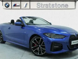 Blue Used 2021 BMW 420 M Sport Cabriolet | £26,590 (Fair price)