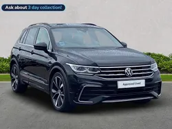 Black Used 2021 VW Tiguan R-line SUV | £20,209 (Fair price)