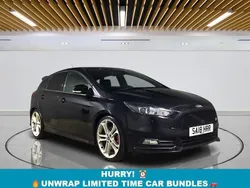Black Used 2018 Ford Focus ST Hatchback | £13,349 (Fair price)
