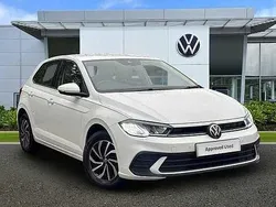 White Used 2023 VW Polo Life Hatchback | £15,591 (Fair price)