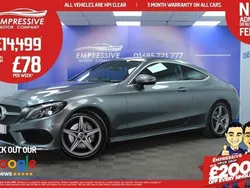 Grey Used 2018 Mercedes C220 AMG line Coupe | £14,499 (Fair price)