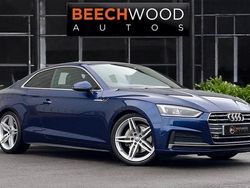 Blue Used 2017 Audi A5 S-Line Coupe | £12,200 (Fair price)