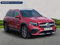 Red Used 2022 Mercedes GLB200 AMG Line Premium SUV | £27,399 (Fair price)