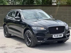 Black Used 2018 Jaguar F-Pace Prestige SUV | £13,295 (Fair price)