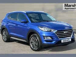 Blue Used 2019 Hyundai Tucson Premium SUV | £14,761 (Fair price)