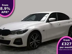 White Used 2021 BMW 330e M Sport Sedan | £22,167 (Fair price)