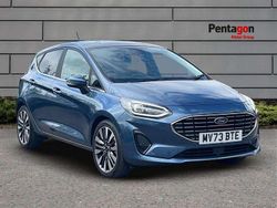 Blue Used 2023 Ford Fiesta Titanium X Hatchback | £17,495 (Fair price)