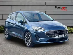 Blue Used 2023 Ford Fiesta Titanium X Hatchback | £18,495 (Fair price)