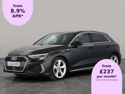 Black Used 2022 Audi A3 Sportback S-Line Hatchback | £17,576 (Fair price)