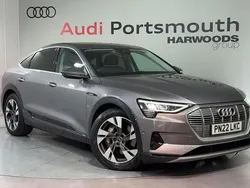 Grey Used 2022 Audi e-tron Sportback Sport SUV | £22,540 (Good price)
