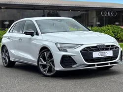 White New 2025 Audi A3 Sportback Black Edition Hatchback | £33,690
