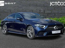 Blue Used 2019 Mercedes CLS300 AMG line Coupe | £25,546